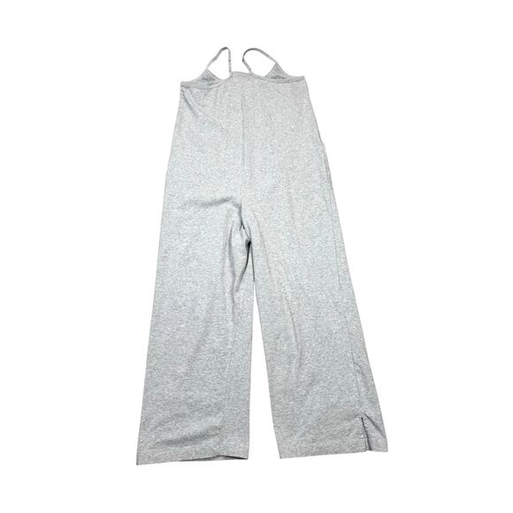 Pact Organic Cotton Jumpsuit Size S Grey Lounge Racerback Adjustable Relaxed - Picture 2 of 9